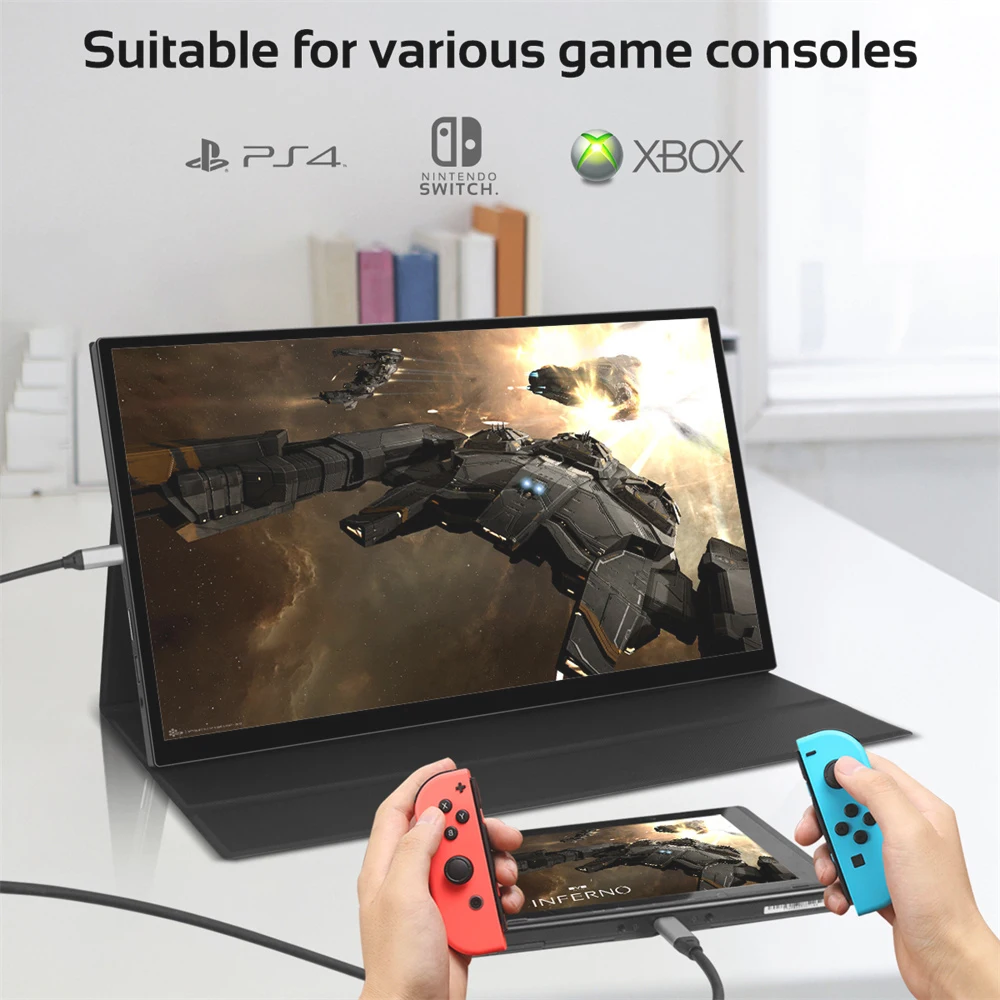 14 ġ ޴ ӿ  ġ ũ IPS г 1080P LCD ÷ HDMI ȣȯ USB cŸ, ƺ ȭ PS5 ġ