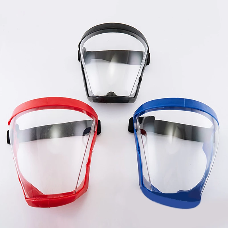 Work Protection Mask Full Face Protector Shield Transparent Facial Protector Face Protective Screen Kitchen Accessories Gadgets face shield mask