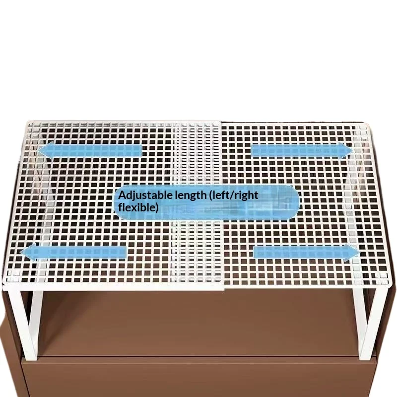 Retractable Wardrobe Storage Layered Organizer Clothes Rack Internal Space Utilization Cabinet Pull-out Shelf Shoe Rack