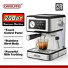 Cafelffe Espresso Machine 20Bar,Cappuccino Maker with Milk Frother Steam Wand,Coffee Maker,Semi-Automatic Cafetera present,Gift 1