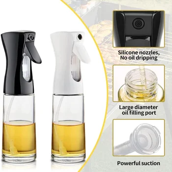 Olive Oil Spray Bottle – Reusable Food-Grade Cooking Oil Dispenser 2