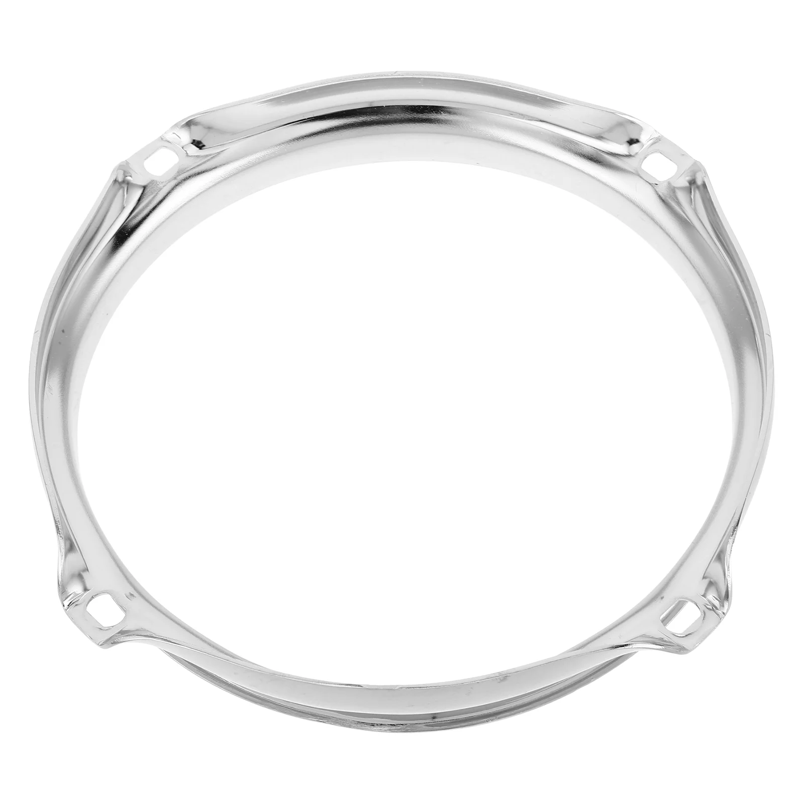 Drum Kit Accessories Bass Hoop Clamp Instrument Silver Metal Hoops for Crafting
