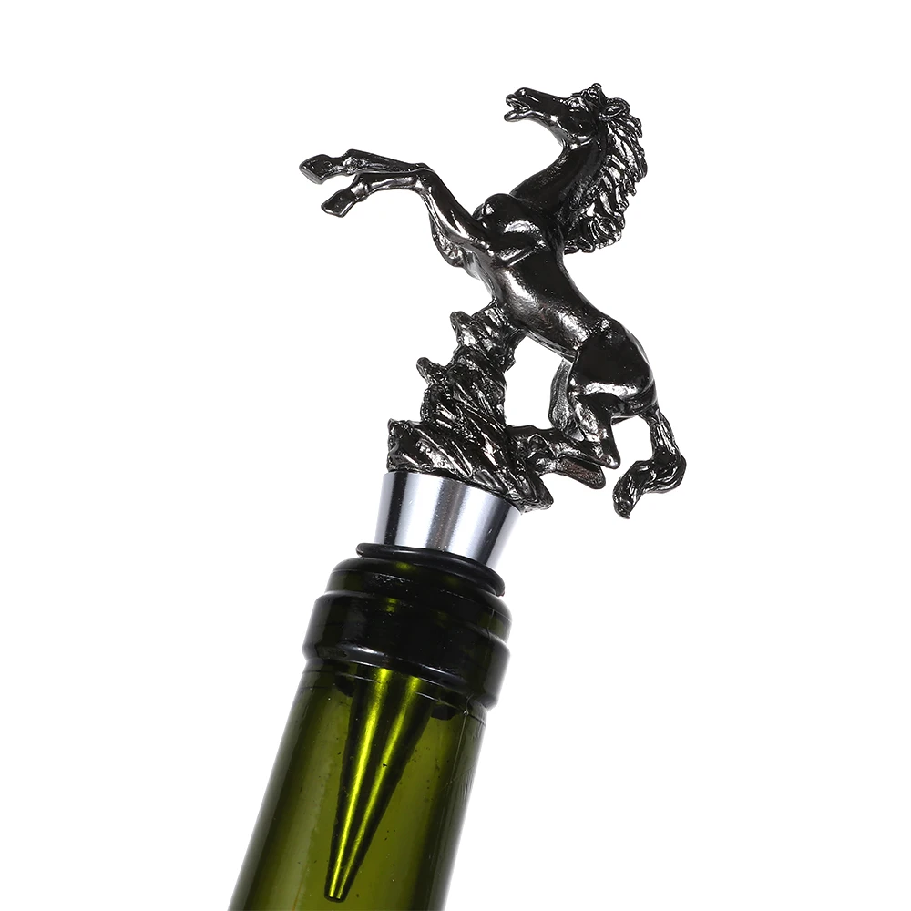 Elegant Deer Head Wine Stopper - Leak Proof Bottle Sealer and Wine Accessory