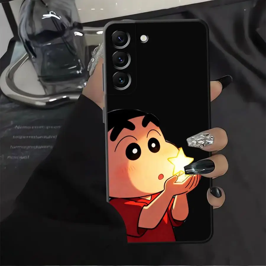 Vibrant Shin-chan Character Phone Cover Case