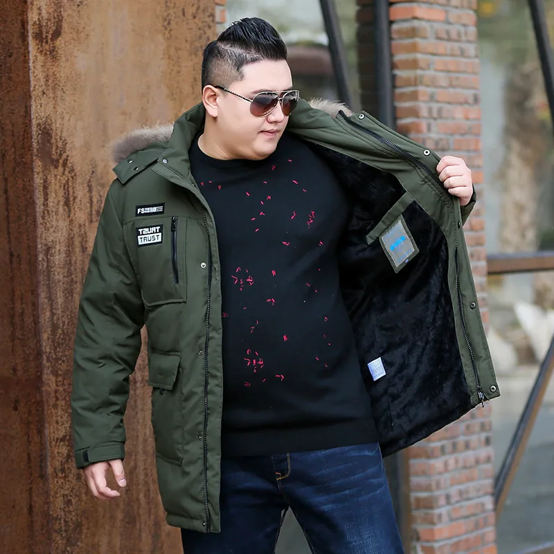Coldproof Winter Thicken 85% White Duck Down Jacket Men 170KG 10XL 8XL Parkas Hooded Plus Size Warm Snow Outdoor Coats Clothes