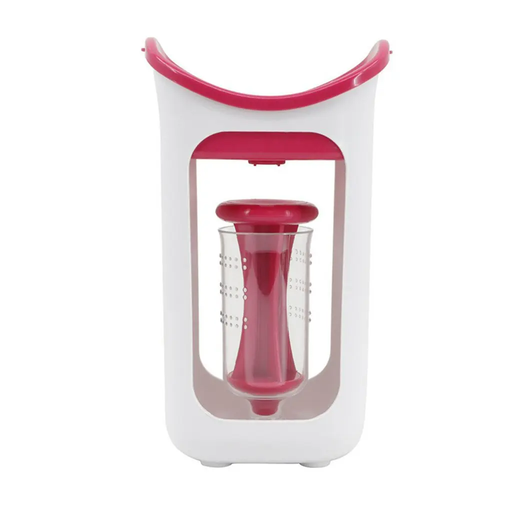 New Fruit Food Squeeze Station Baby Fresh Fruit Juice Food Maker Pouch Puree Squeezer Juice Dispenser Baby Food Squeezer