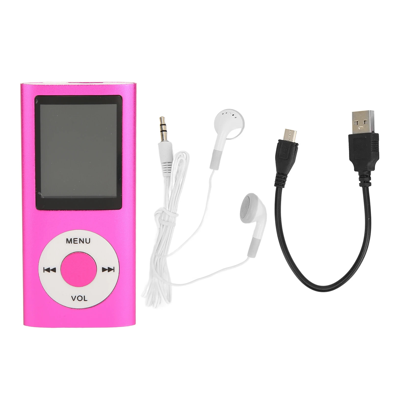 MP3 Music Player 1.8in Player Support Memory Card Ultra Thin LCD MP3 Player with Bluetooth for Students Running Walking