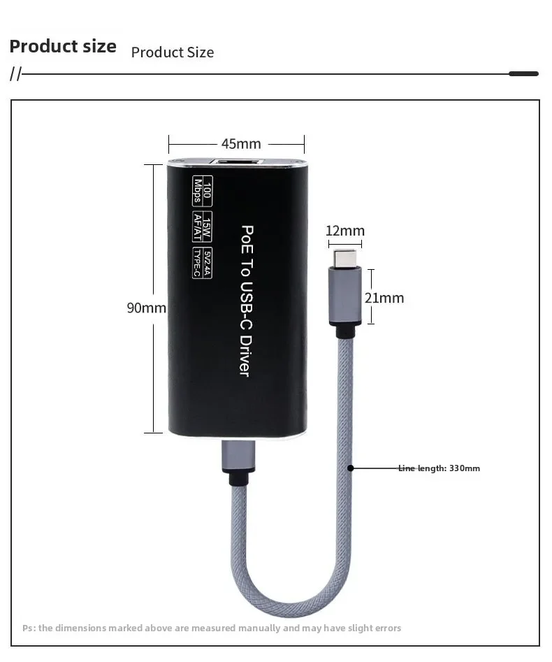 Type-c wired network interface card