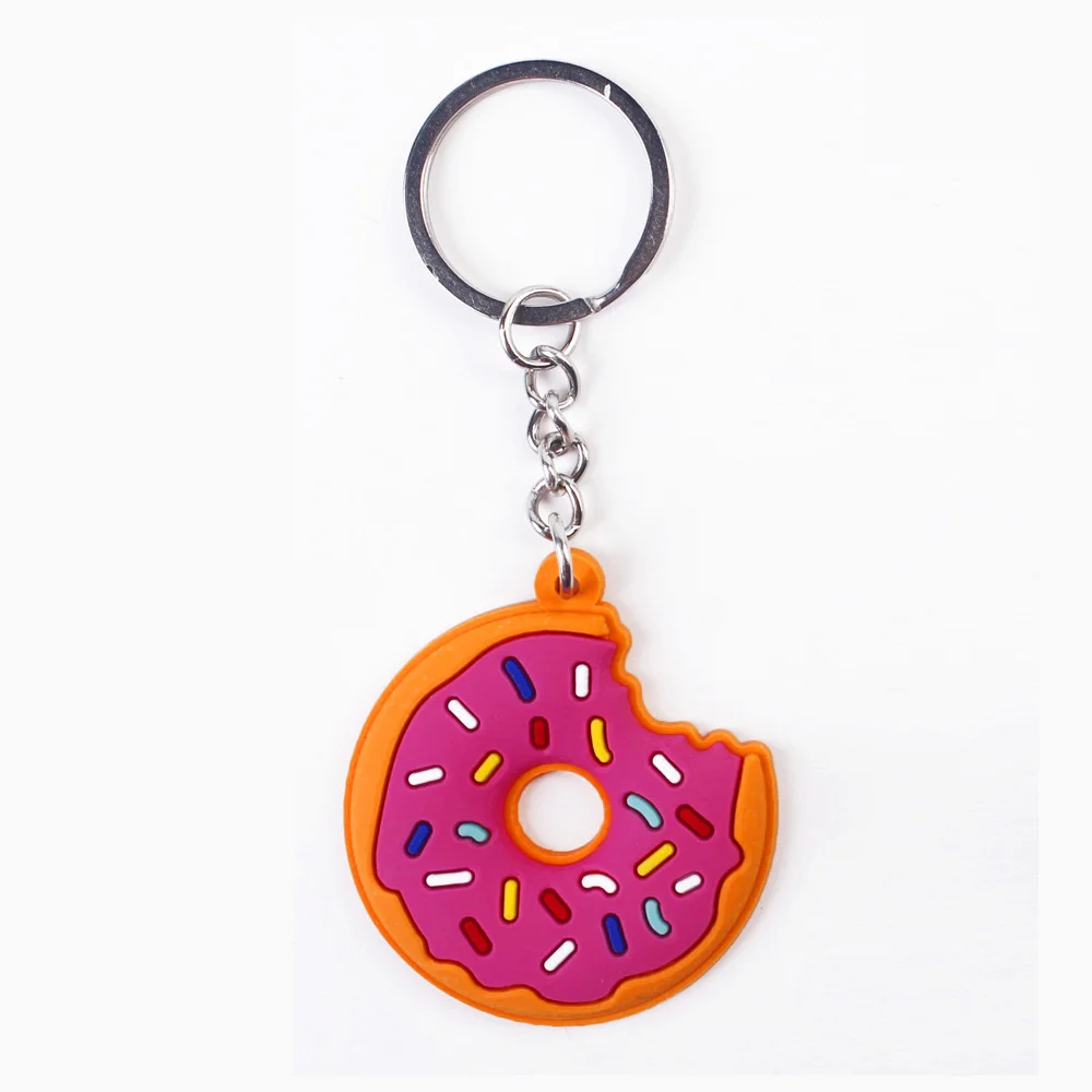 Porte-clés de voiture Creative Sweet Matut, porte-clés pendentif nourriture pour enfants, porte-clés, ornements de fête, accessoires de voiture, cadeaux de Noël