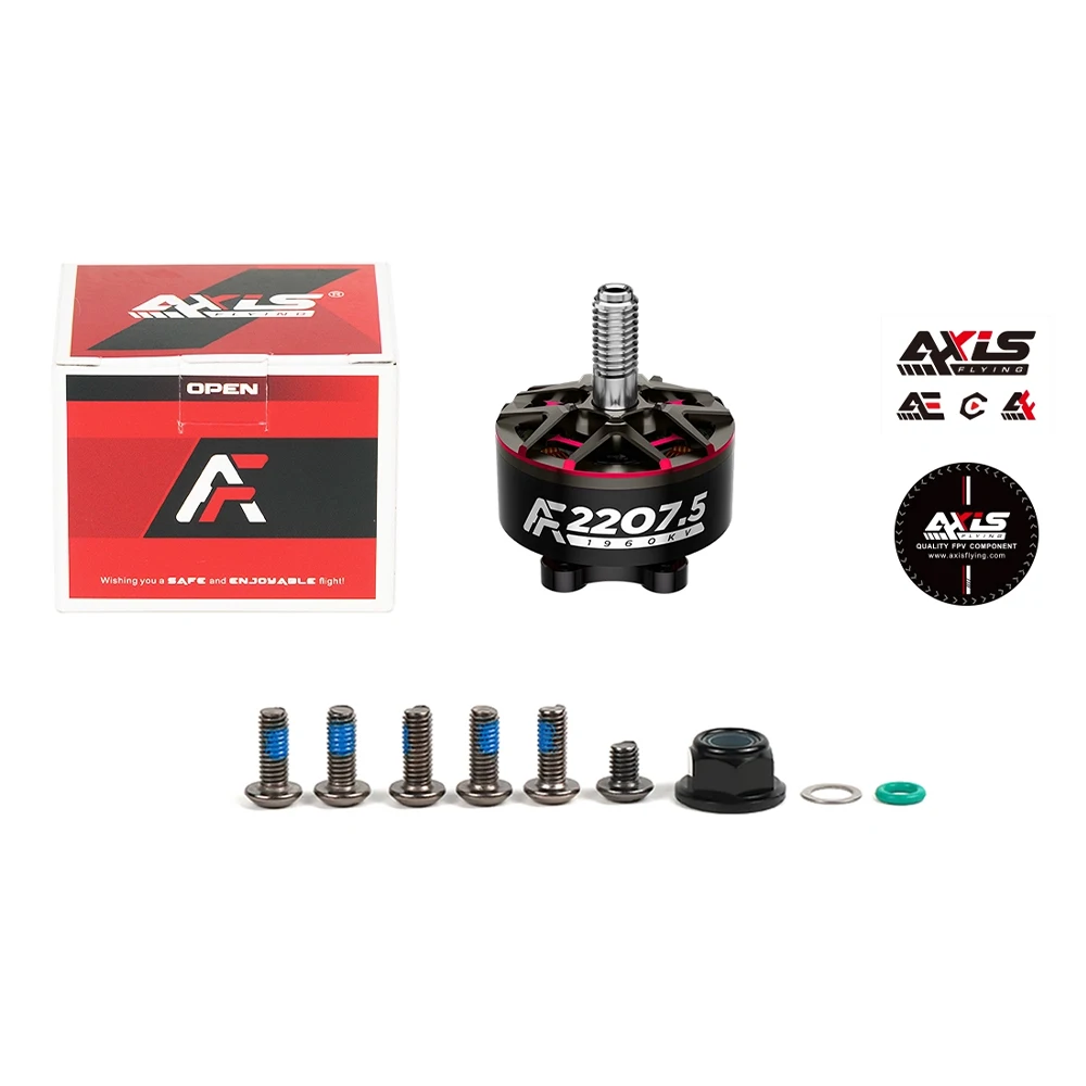 Axisflying AF2207.5 1860KV/ 1960KV 5 Inch Brushless Motor 6S Lipo for Freestyle / Bando RC FPV FPV Freestyle Drone thumbnail 6