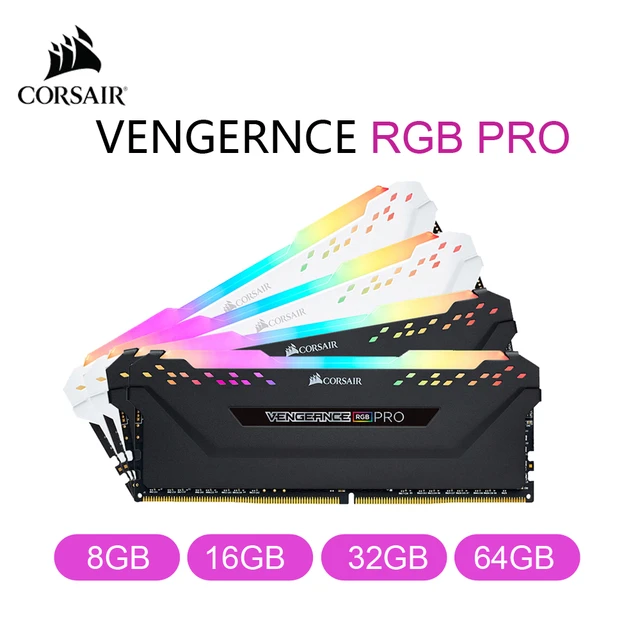 Mémoire RAM - CORSAIR - Vengeance RGB Pro SL DDR4 - 32GB 2x16GB DIMM