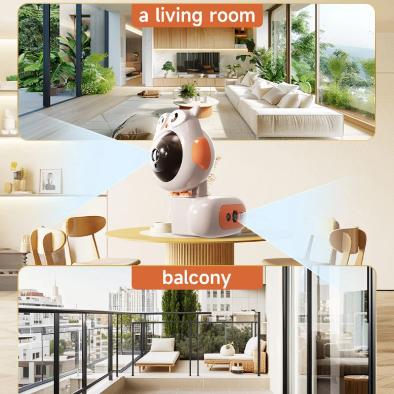 3MP Light HD Wi-Fi Camera Intelligent Dual Lens 360° Home Voice Call Security Cameras Wireless Outdoor/Indoor Color Night Vision 2