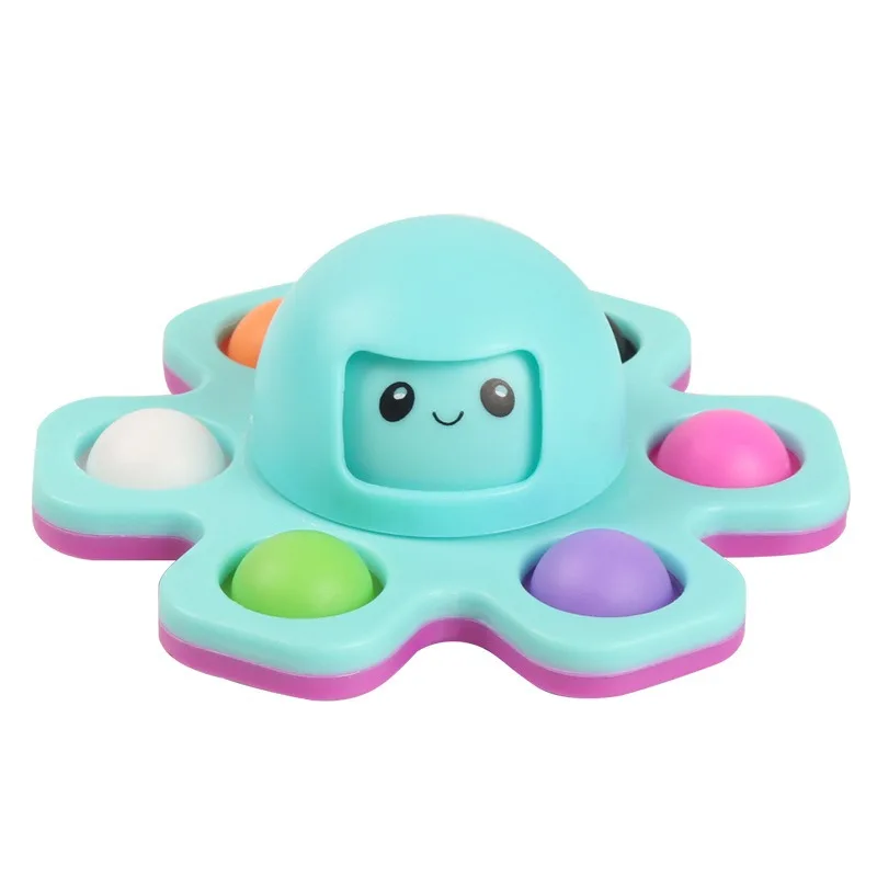 Fidget Spinner Octopus Squeeze POP EDC Relieve Stress Relief Toy Spinning Top Tip Gyro Antistresse for ADHD Children Rotating