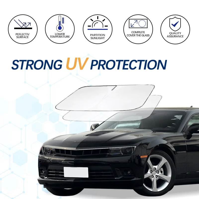Car Windshield Sun Shade For Chevrolet Camaro sunshade visor protector blocks UV rays protection accessories car sunshade windshield sunshade windshield sun shade