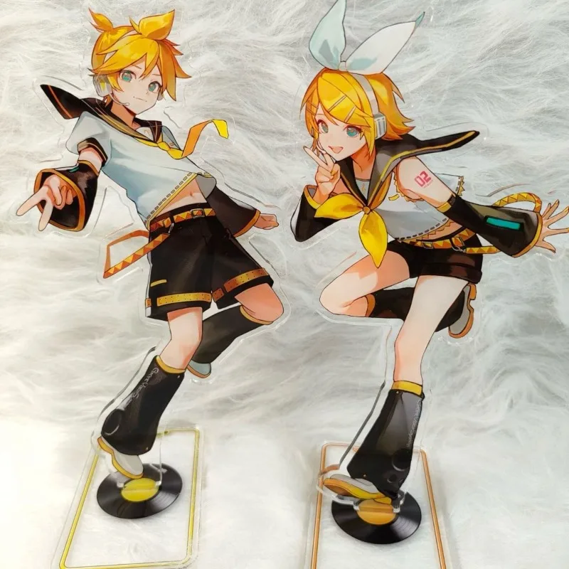 Kagamine Len & Rin Anime Acrylic Stand Figurine - Collectible Decoration Toy Gift