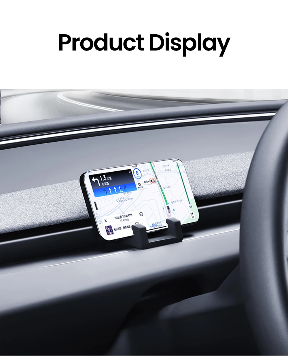 For Tesla Model 3/Y Highland Juniper Traceless Phone Holder Air Vent Car Mount H