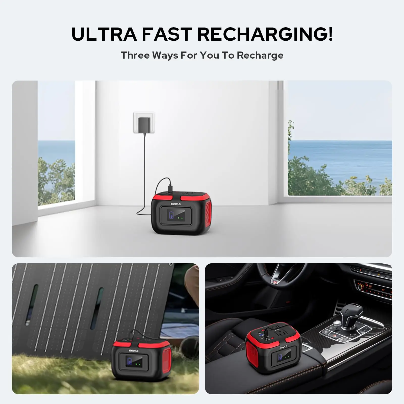 Portable Power Station 97.68Wh with 110V AC 120W Peak for Camping Emergency - Image 4