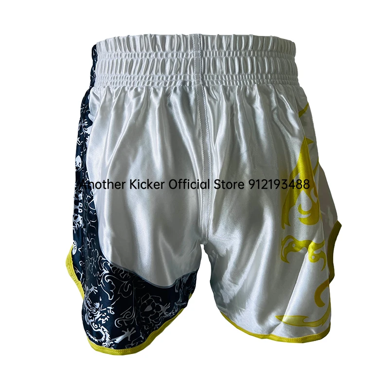 Muay Thai Shorts Kids Adult Boxing Shorts Lightweight Wrestling MMA Workout Trunks Men Women Satin Sanda Fight Kickboxing