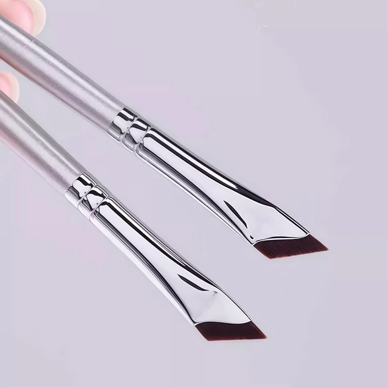 1/2/3PCS Professional Ultra Thin Angled Eye Liner Brush Fine Angle Flat Eyebrow Contour Makeup Detail Brushes Face Makeup Tools 6