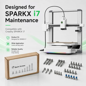 Kit di viti di ricambio per Creality SPARKX i7, facili da sostituire e precisi, kit di viti di ricambio essenziali per parti di stampanti 3D i7