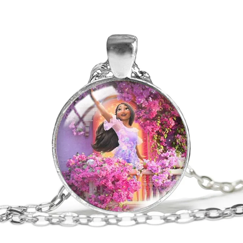 

2023 Trendy Cute Disney Encanto Pendant Necklace Cartoon Necklace for Women Sweater Decoration Jewelry GiftS collier Femme toys