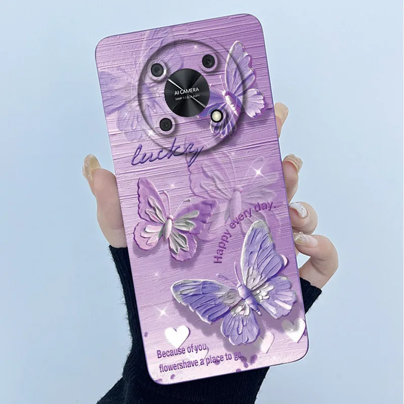 Matte Soft TPU Phone Cover with Cute Panda and Cat Design