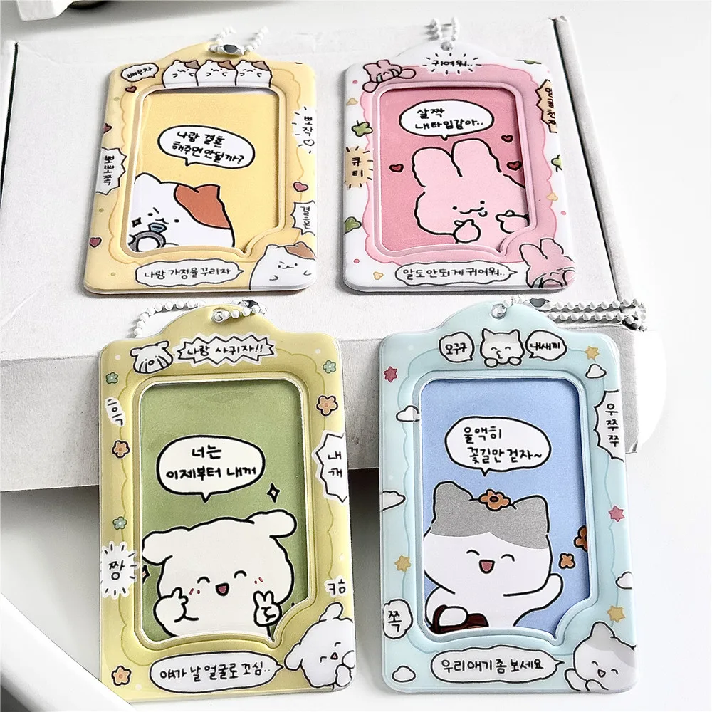 3-inch Card Sleeve Cartoon Pattern Pendant Card Protection card holder,credit card holder,card protector,idol card protector