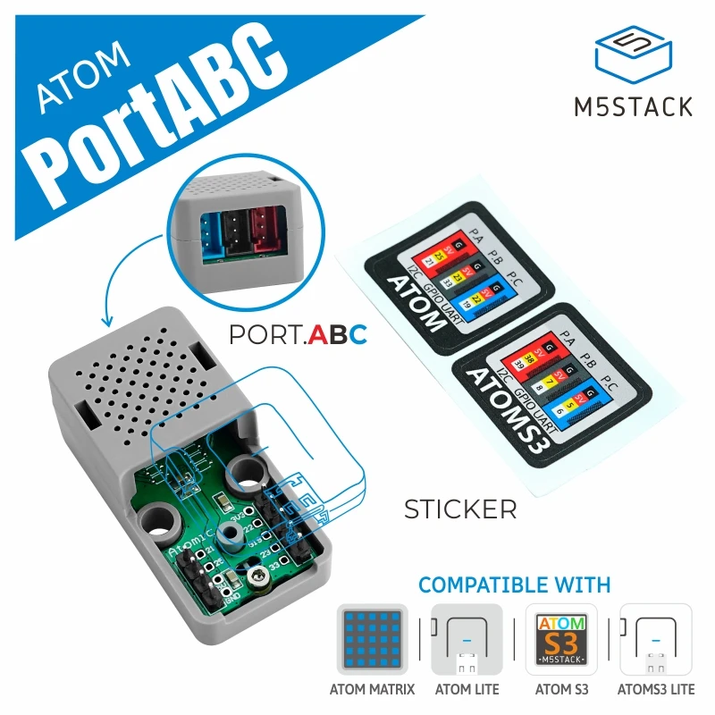 Atomic Base de Extensão Portátil M5stack - Imagem 2