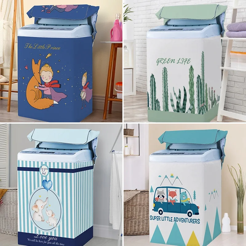 

Impeller Washing Machine Cover up-Open Dirt-Proof Cover Waterproof and Sun Protection Fully Automatic Universal Cover Cloth