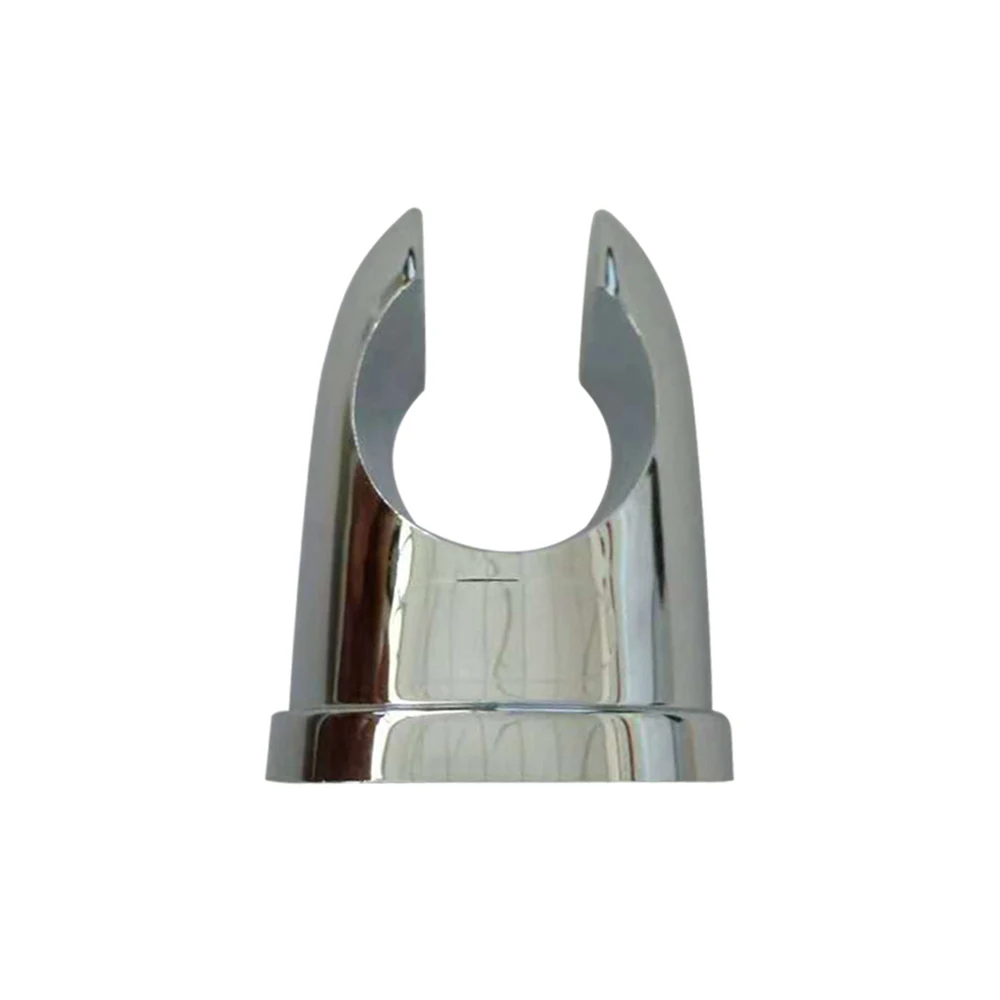Description Picture 4 of item2Pcs Wall Mount Shower Head Base Environmentally Friendly ABS Nozzle Brackets Electroplating Wear-resistant Faucet Fixed Holder