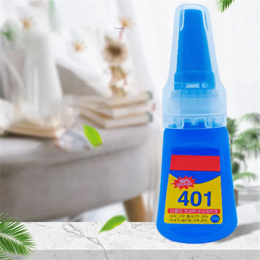 20ML 401 super glue Super Stronger Glue Instant Fast Adhesive Bottle Multi-Purpose Fix Super Strong Liquid Colorless Adhesive