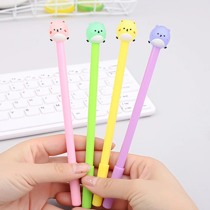 0.5mm Cute Kawaii Gel Pen School Office Writing Supplies Korean Stationery Japanese For Kids Boys Girls Student