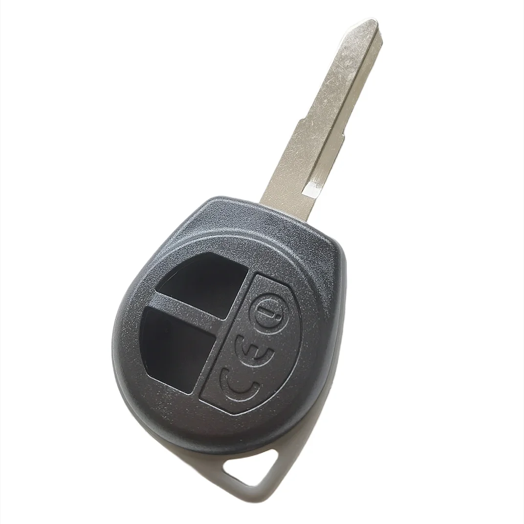 10pcs/lot Remote Car Key Case Shell with Logo for New Suzuki Swift HU133R Blade Replacement Car Key Remote Key Case 2 Buttons 2 buttons remote car key shell fob key case cover with 206 blade micro switches fit for peugeot 106 107 206 207 306 307 406 407