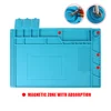 Adsorption Soldering Mat Platform Heat-Resistant Magnetic for BGA Soldering Station Silicone Repair Pad 6