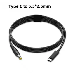 Universal USB - C to DC Power Adapter Cable (5.5 - 2.5)