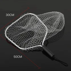 Large Capacity Anti - Hook Fishing Basket with Durable Mesh Fabric (30cm Square)