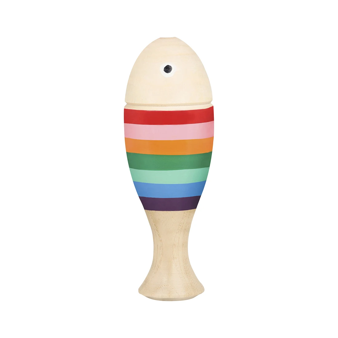 Rainbow Fish Orff Children's Toys Clappers Knockout Toys Solid Wood Cartoon Fish Eco-friendly Material Orff Instruments