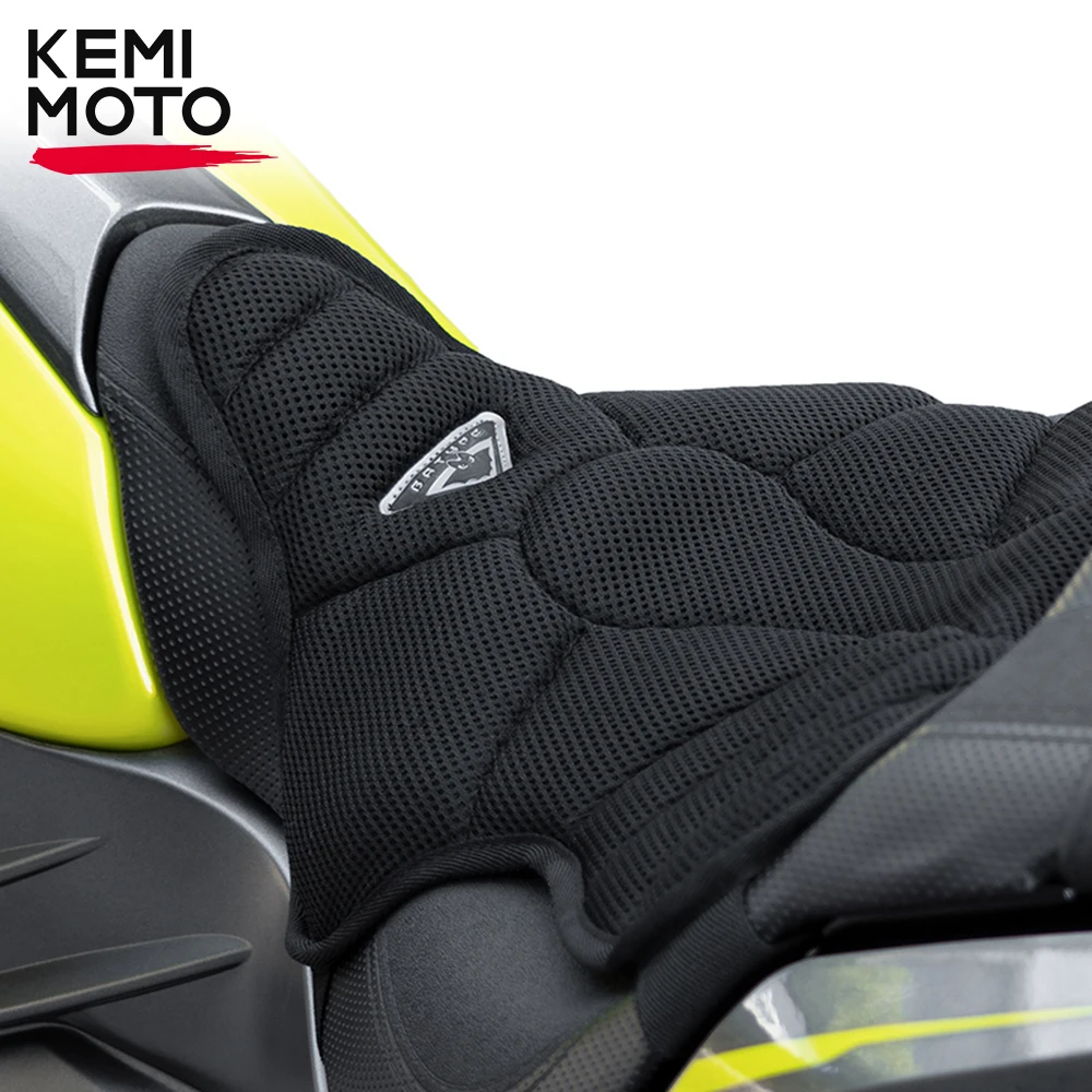 Kemimoto Per R1250Gs Cuscino Del Sedile Del Motociclo 3D Air Pad Cover Per F800Gs F750Gs Cb500 Z900 Nc750X Ninja 400 Africa Twin 1100