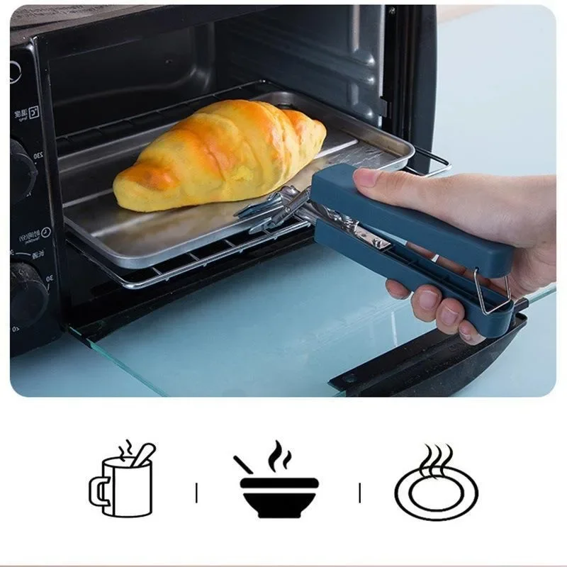 Clamp Spoon Holder Cutlery Kitchen Things Clip Clamps Pots Stainless Kitchen and Home Utensils for Cooking Steel Anti-slip Dish