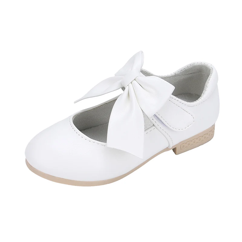 Leather Kids Mary Janes Shoes for Wedding Party