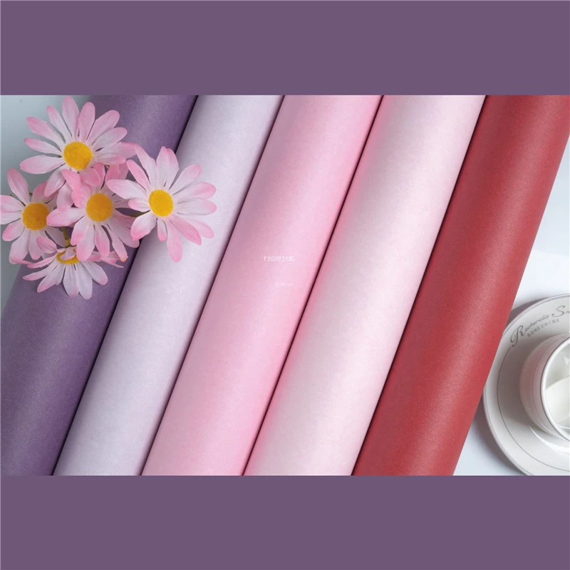 Moderno Simples Cor Pura Rosa Papel de Parede Não Tecido Sala de Estar Quarto Decoração de Casa Quente Doce Não Autoadesivo Adesivo de Parede