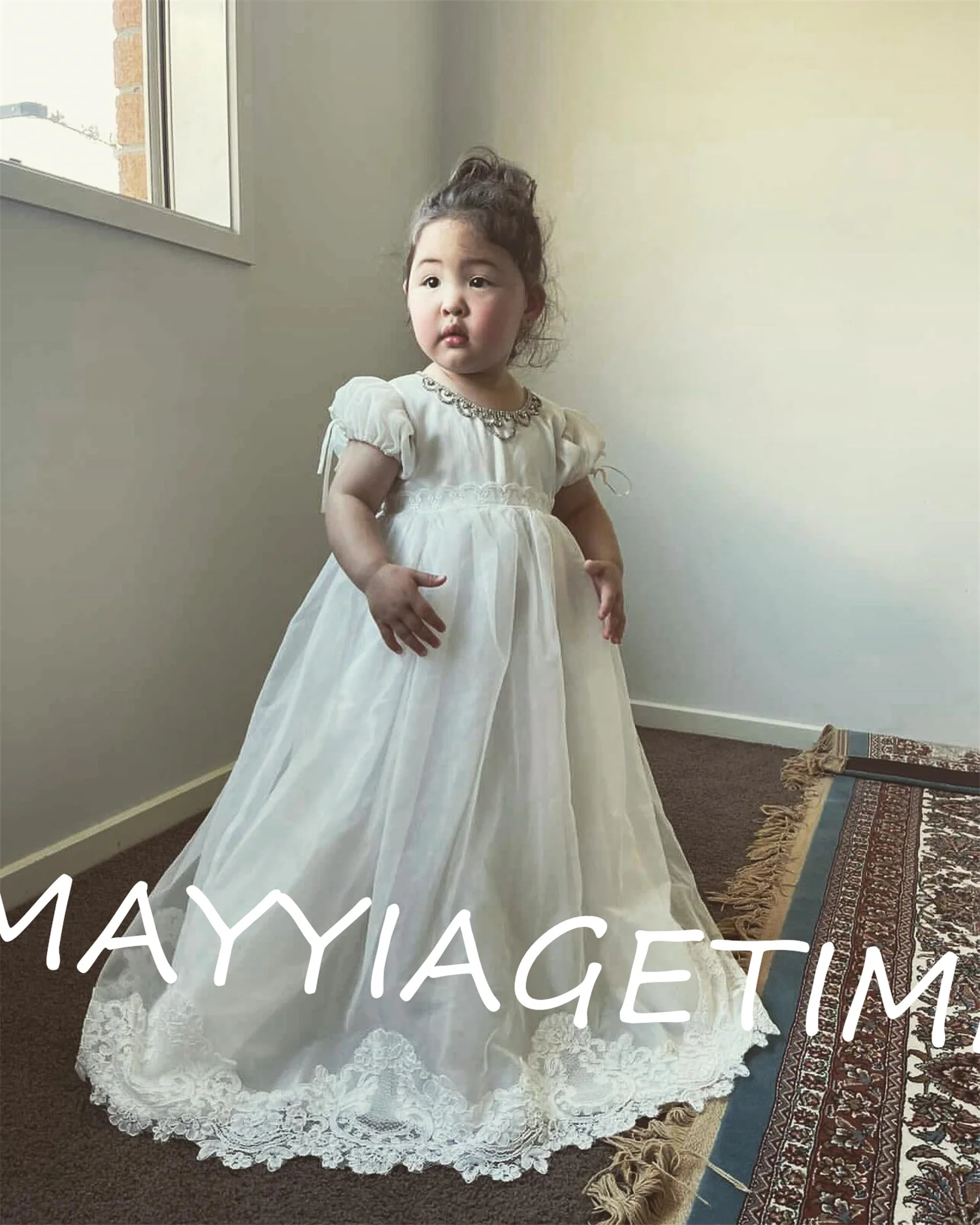 

Flower Girl Dresses For Weddings Vestidos daminha Kids Evening Pageant Gowns First Communion Dresses For Girls