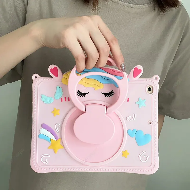 Unicorn para Ipad Air Crianças Funda 3d 5ª Geração Air Air 9.7 6th Air 10.5 2023 Case - Imagem 3