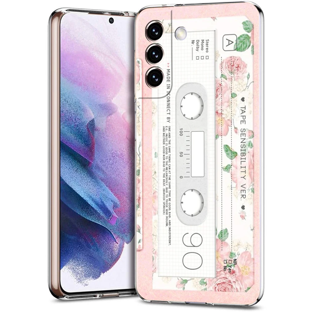 Clear Retro Vintage Cassette Tape Phone Case Cover