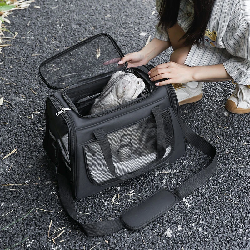 Portable Mesh Shoulder Bag Outgoing Pets Carrier Bags Travel Pets Bags Outdoors foldable breathable transparent cat dog bag Portable Mesh Shoulder Bag Outgoing Pets Carrier Bags Travel Pets Bags Outdoors foldable breathable transparent cat dog bag