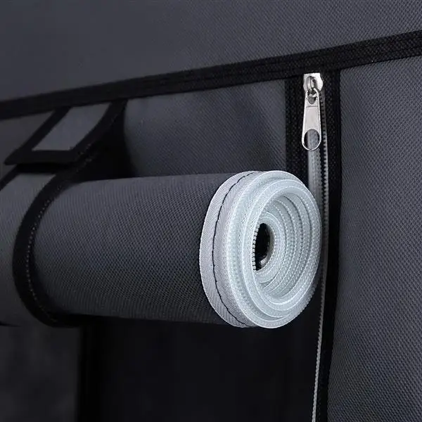 无纺布衣柜5层6格110*45*175-灰色-27