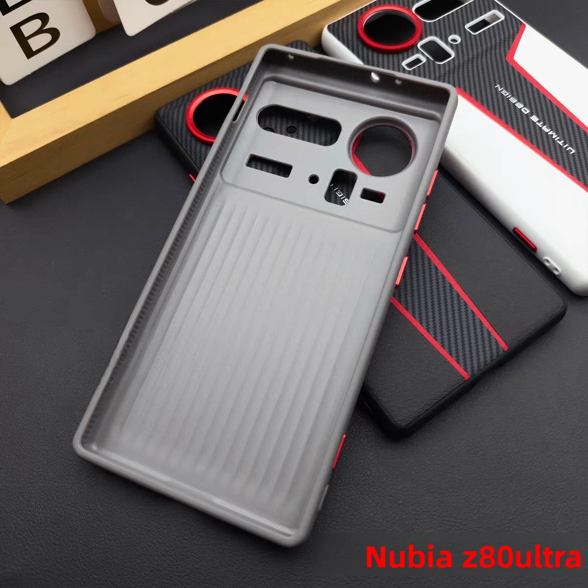 Luxury PU Leather Shockproof Protective Back Cover Case - Hard Shell Design