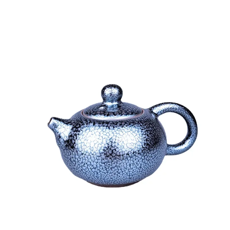 Чайник Xishi с железными шинами Jianyang-Handmade, большая вместимость, необработанная шахта, чайник Jianzhan, сломанный чайник, маленький горшок