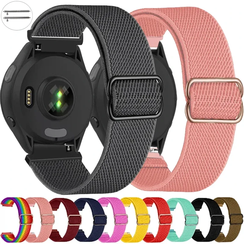 Universal Nylon Smartwatch Strap - Durable 46mm Bracelet Band for Enhanced Comfort