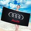 Anime Bath Towel Beach Towels Large Audi Logo Spa Bathing Towels Adults Bathrobe Girl Bathroom Size Christmas Robe Home Textile 1